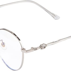 Eyeglass Silver Rim